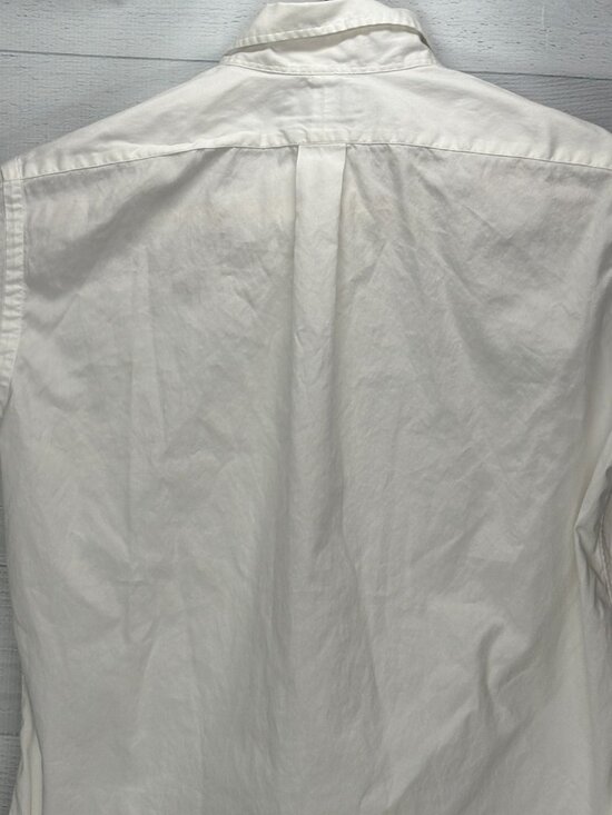 Ralph Lauren Yarmouth Shirt Mens 15-32 White Pinpoint Oxford Button Down Cotton - Picture 9 of 13